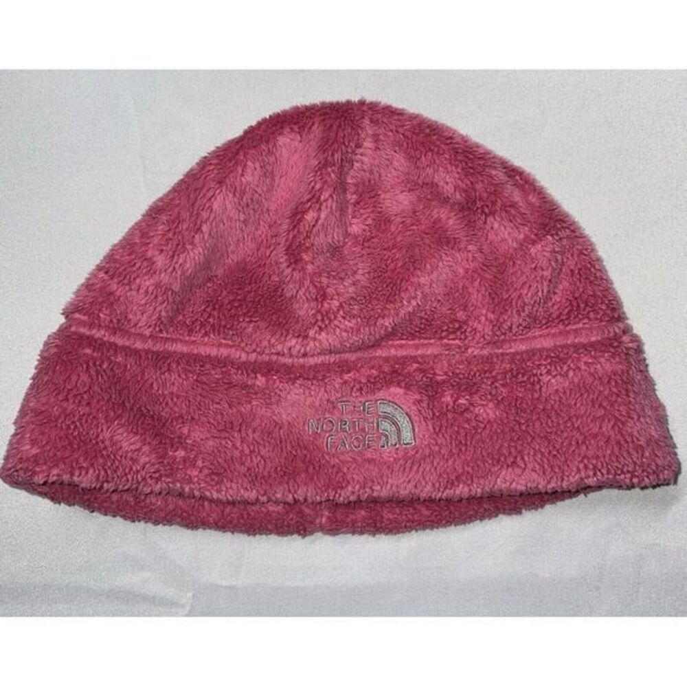 The North Face Girls Fleece Winter Hat One Size Fits All Beanie Pink